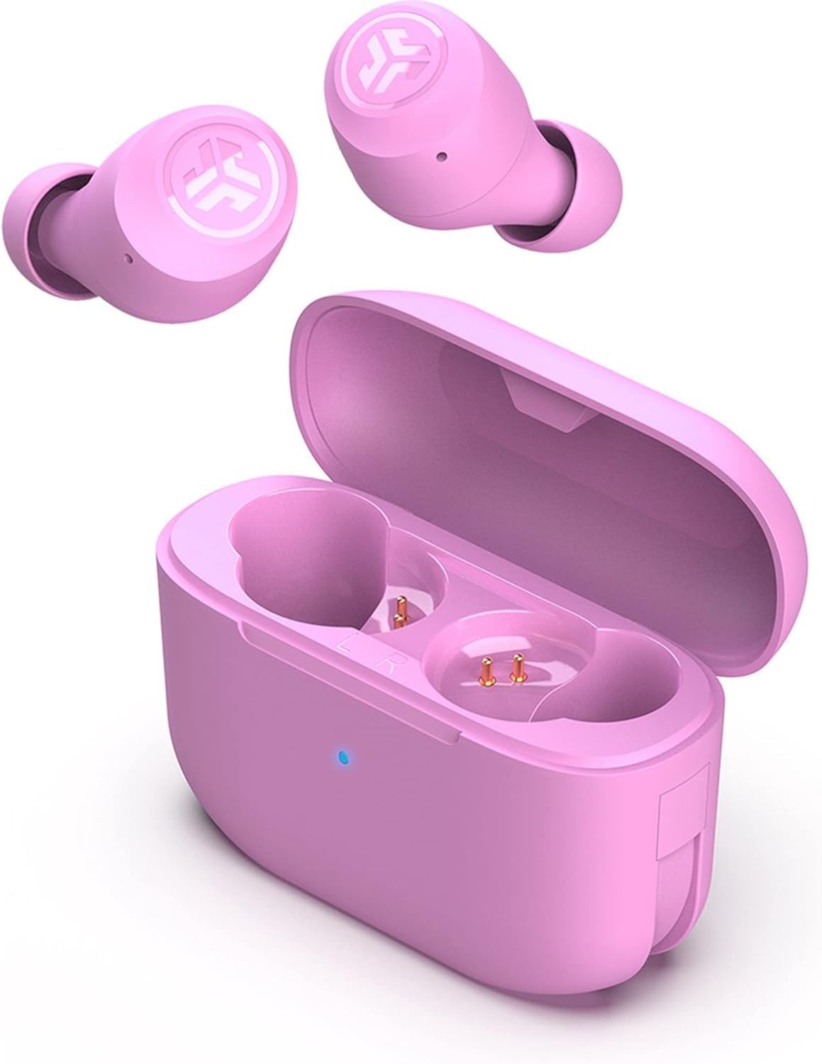 JLab Go Air Pop+ True Wireless Earbuds with Mic - Bluetooth, Midnight Black