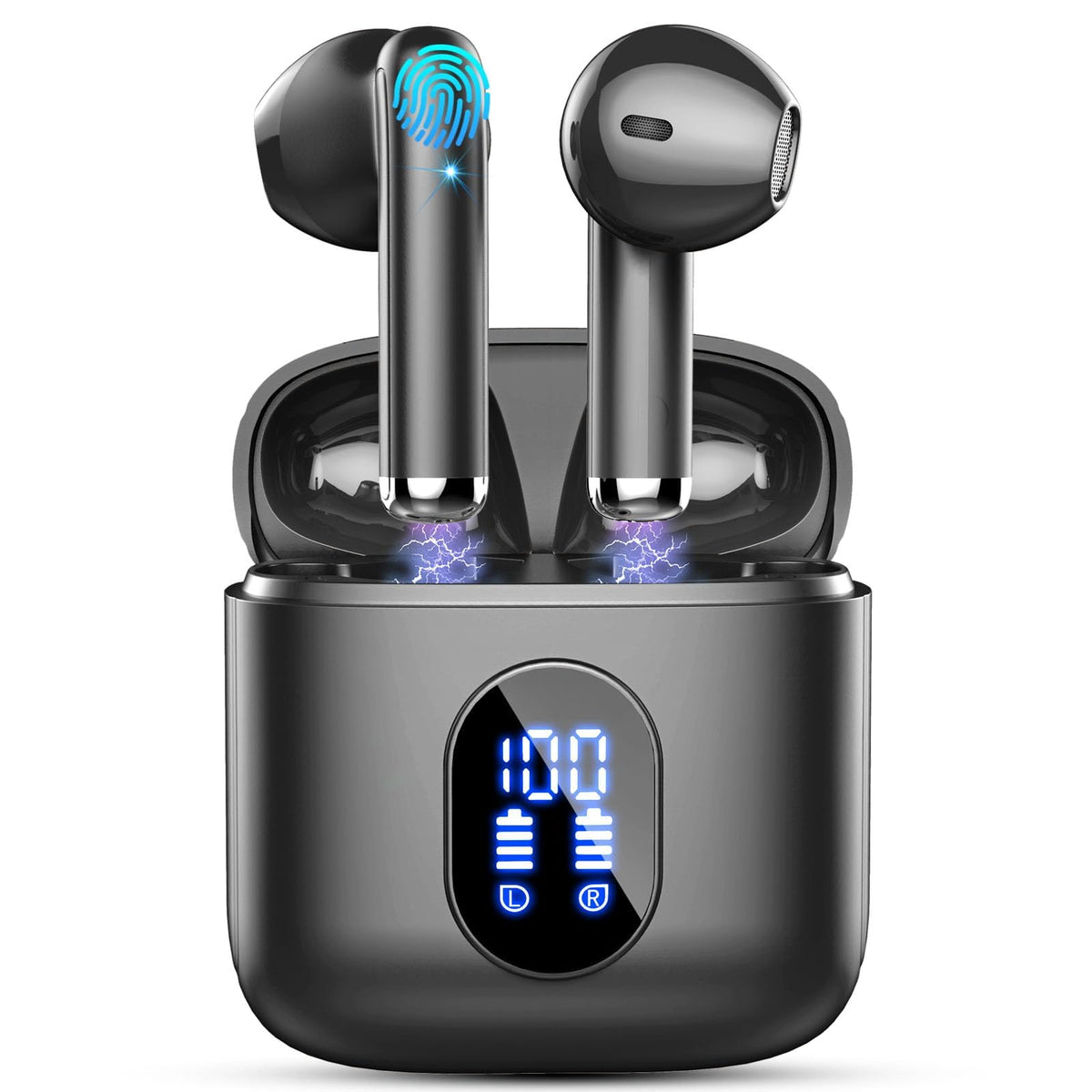 Wireless Earbuds, NEW Mini Bluetooth 5.4 Headphones In Ear with Deep Bass