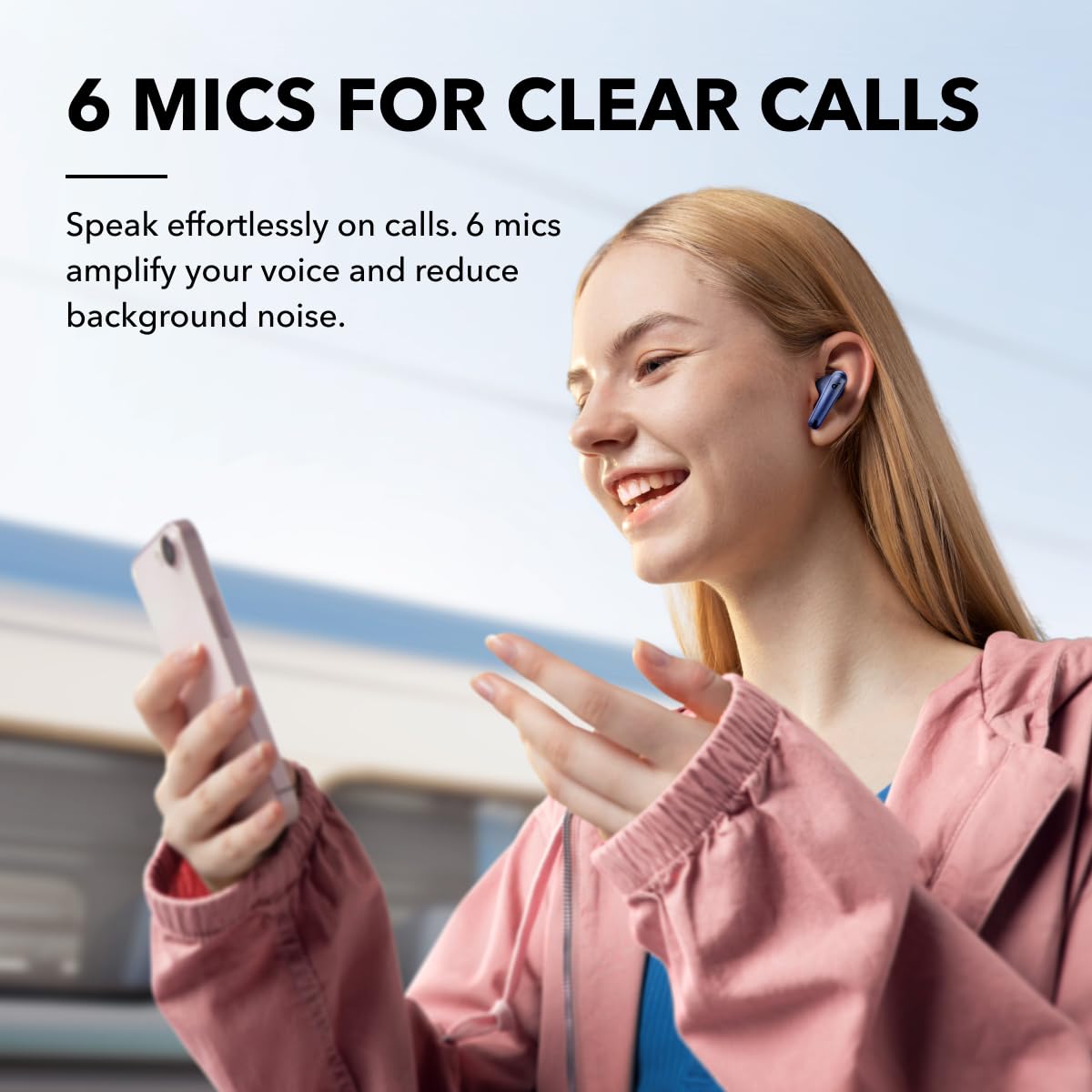 soundcore Anker Liberty 4 NC, Adaptive Noise Cancelling Wireless Earbuds