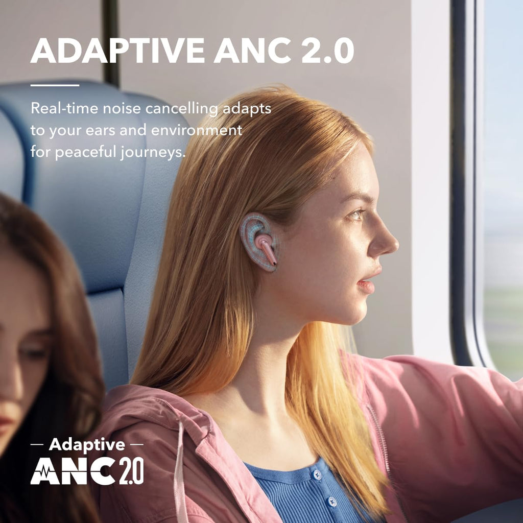 soundcore Anker Liberty 4 NC, Adaptive Noise Cancelling Wireless Earbuds