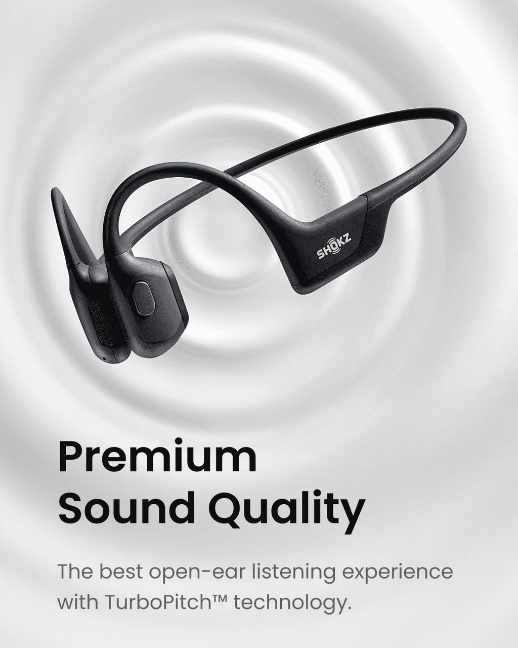 SHOKZ OpenSwim Pro Bone Conduction Sports Headphones, IP68, Grey