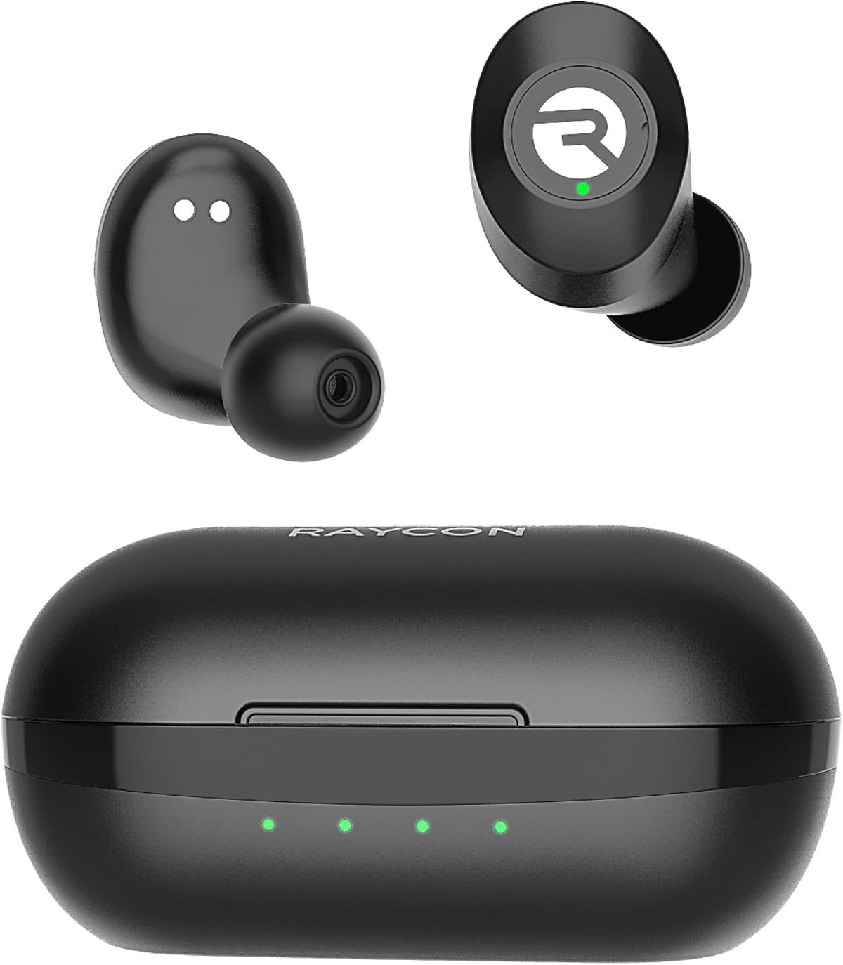 Raycon The Everyday Earbuds with Microphone- Stereo Sound in-Ear Bluetooth Headset True Wireless 32 Hours Playtime (Matte Black)