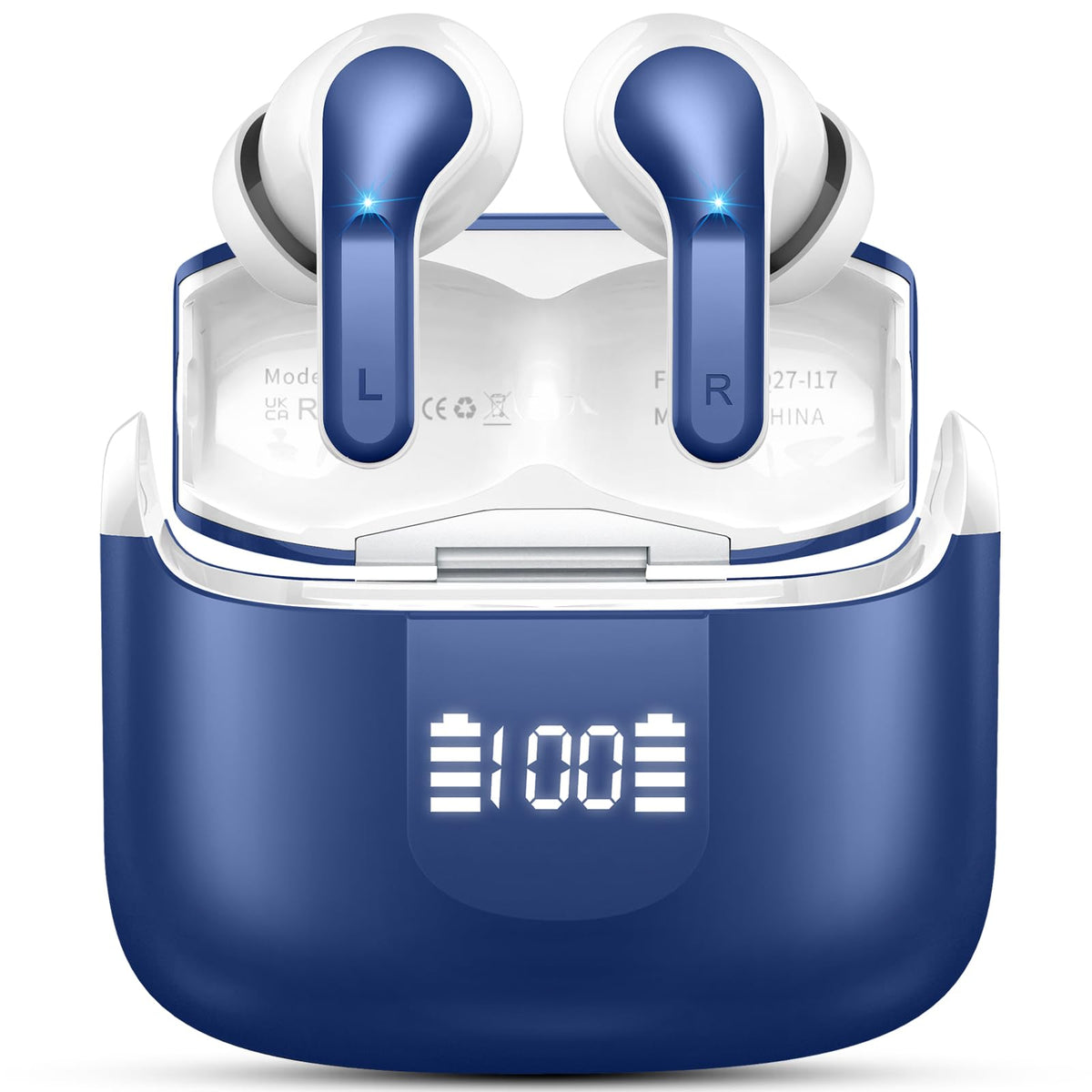 2026 Wireless Headphones Bluetooth 5.4 Earbuds, 6D-Stereo 50+Hrs Earphones