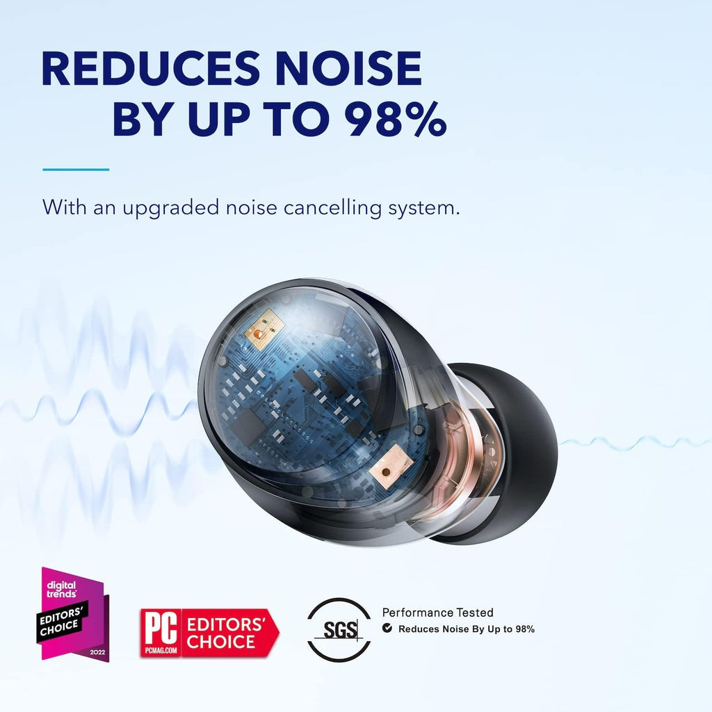 Anker soundcore Space A40, Adaptive Noise Cancelling Wireless Earbuds