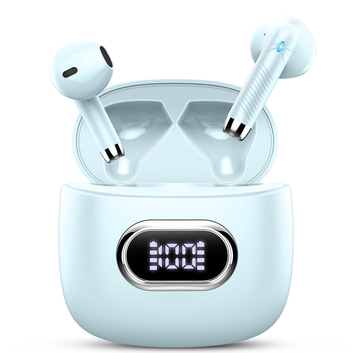 Wireless Earbuds, NEW Mini Bluetooth 5.4 Headphones In Ear with Deep Bass