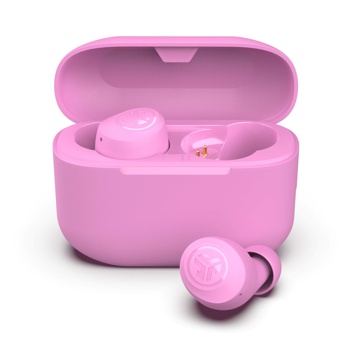 JLab Go Air Pop+ True Wireless Earbuds with Mic - Bluetooth, Midnight Black