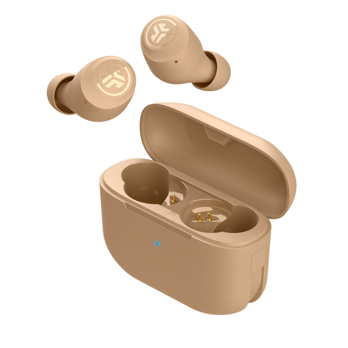 JLab Go Air Pop+ True Wireless Earbuds with Mic - Bluetooth, Midnight Black