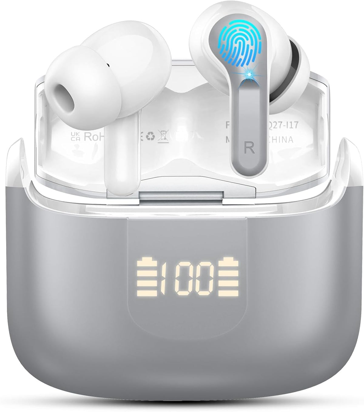 2026 Wireless Headphones Bluetooth 5.4 Earbuds, 6D-Stereo 50+Hrs Earphones