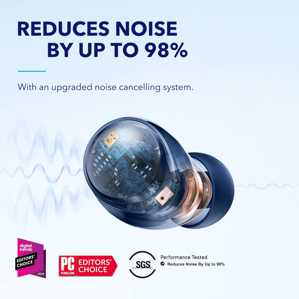 Anker soundcore Space A40, Adaptive Noise Cancelling Wireless Earbuds