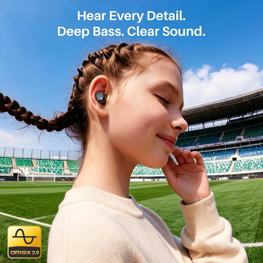 TOZO T6 Wireless Earbuds, Bluetooth 5.3 Ear Buds, Stereo Sound in Ear Headphones, 50H Playtime for Travel, Work and Calls, Wireless Charging, AI Clear Call, APP Customizable EQs, IPX8 Earphones