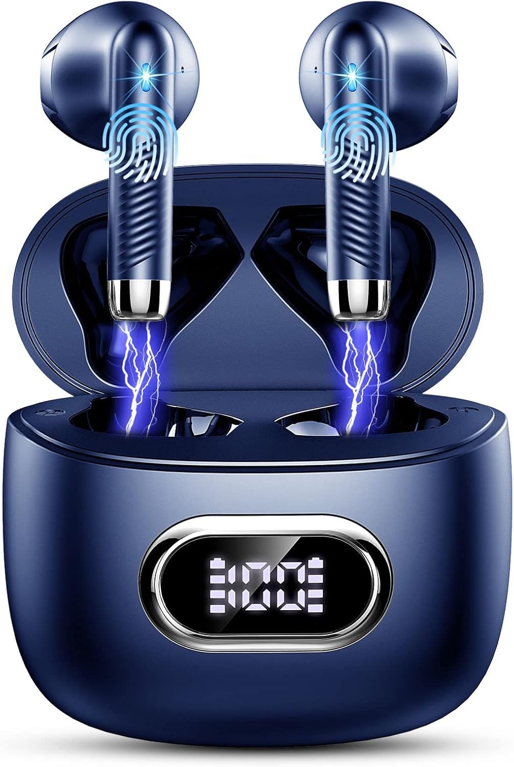 Wireless Earbuds, NEW Mini Bluetooth 5.4 Headphones In Ear with Deep Bass