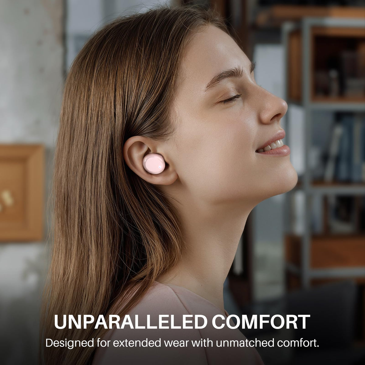 TOZO T6 Wireless Earbuds, Bluetooth 5.3 Ear Buds, Stereo Sound in Ear Headphones, 50H Playtime for Travel, Work and Calls, Wireless Charging, AI Clear Call, APP Customizable EQs, IPX8 Earphones
