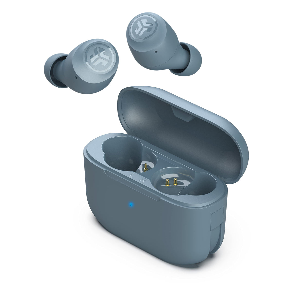 JLab Go Air Pop+ True Wireless Earbuds with Mic - Bluetooth, Midnight Black