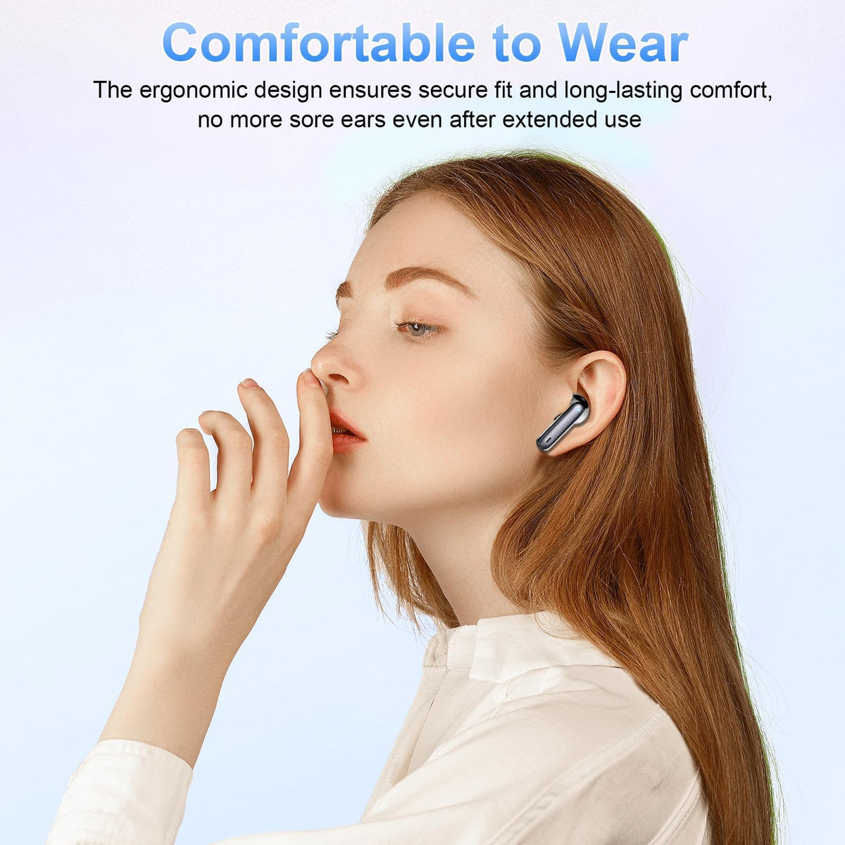 Wireless Earbuds Bluetooth 5.4 Headphones 6D Stereo, 40H In‑Ear Earphones