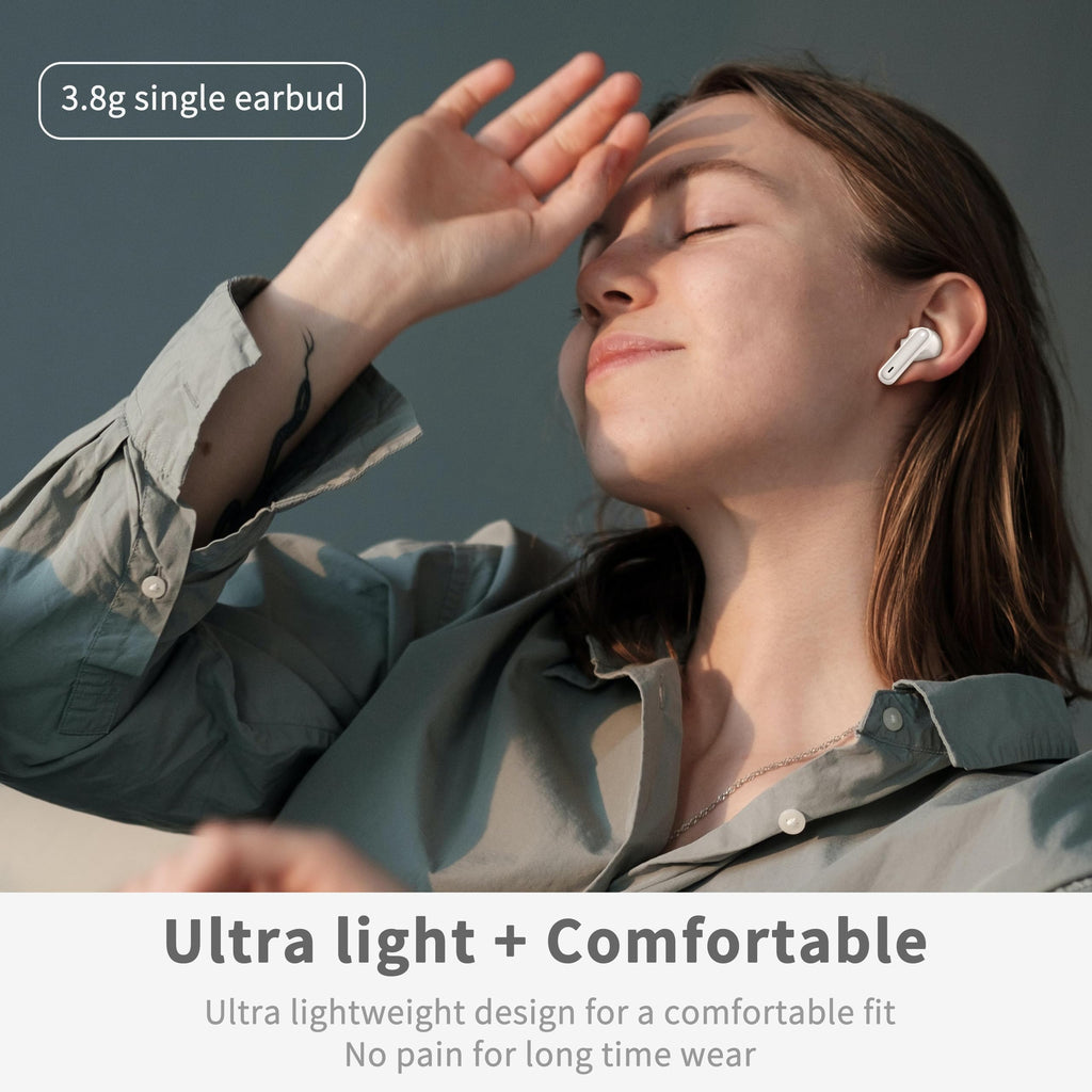 Wireless Earbuds Bluetooth 5.4 Headphones 6D Stereo, 40H In‑Ear Earphones
