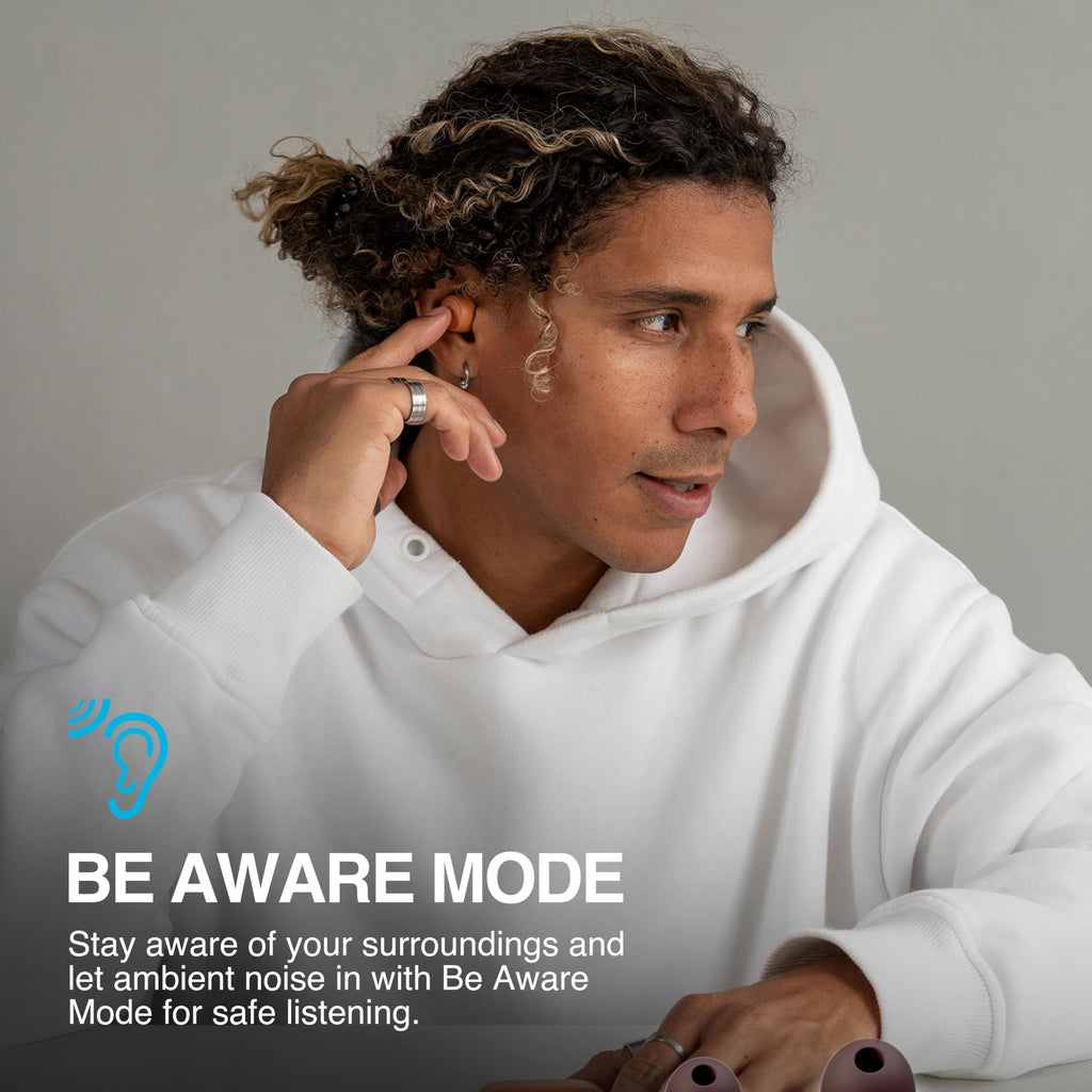 JLab Go Air Pop+ True Wireless Earbuds with Mic - Bluetooth, Midnight Black
